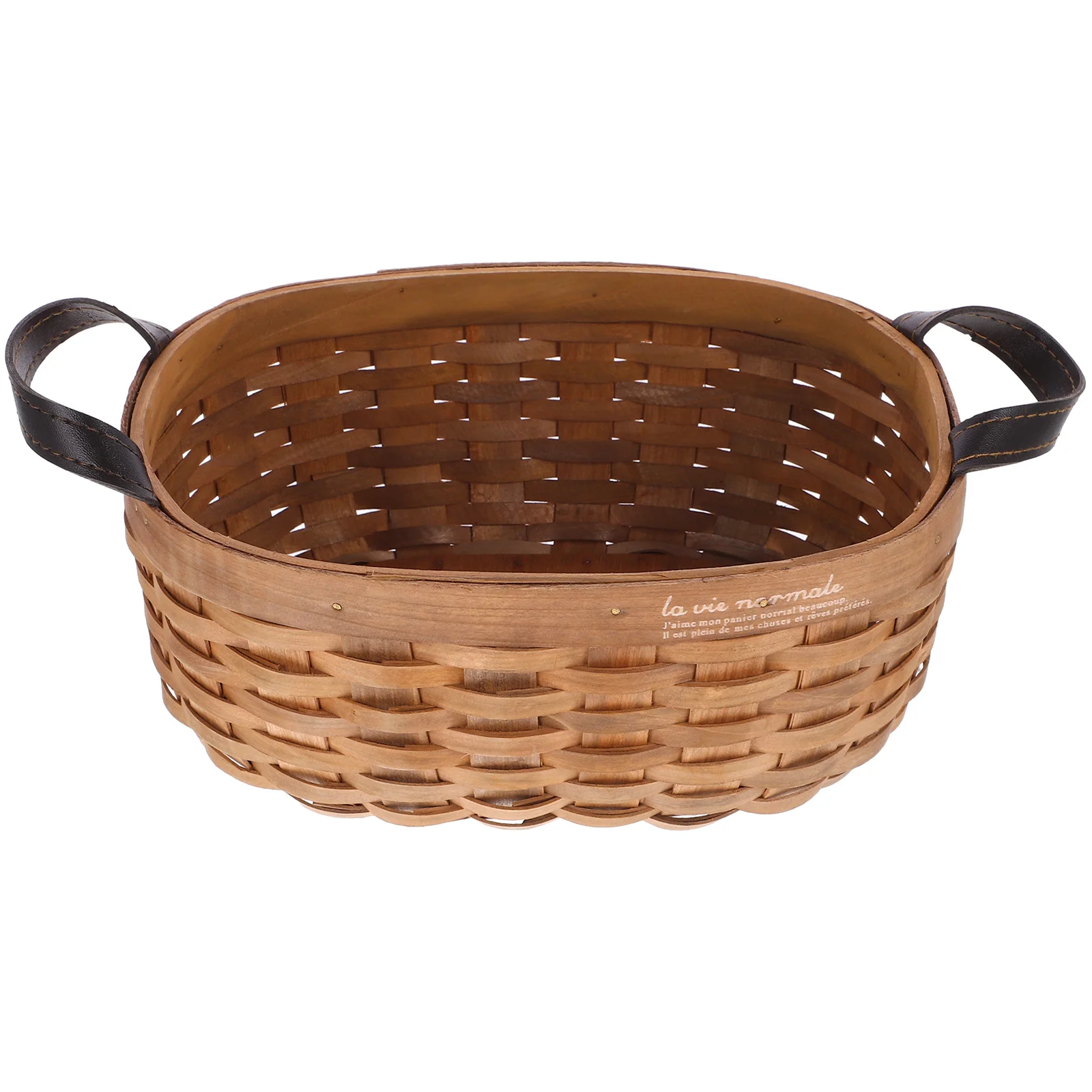 Natural Wood Woven Basket Rustic Bread Basket Handles Food Fruit Snack Organizer Kitchen Storage Container
Natural Wood Woven Basket Rustic Bread Basket Handles Food Fruit Snack Organizer Kitchen Storage Container