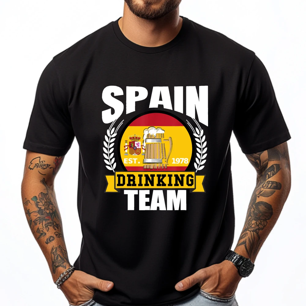Spain Drinking Team Funny Spanish Flag Beer Party Gift Idea Graphic Tee Shirt Moisture Wicking Camisetas Graphic
Spain Drinking Team Funny Spanish Flag Beer Party Gift Idea Graphic Tee Shirt Moisture Wicking Camisetas Graphic