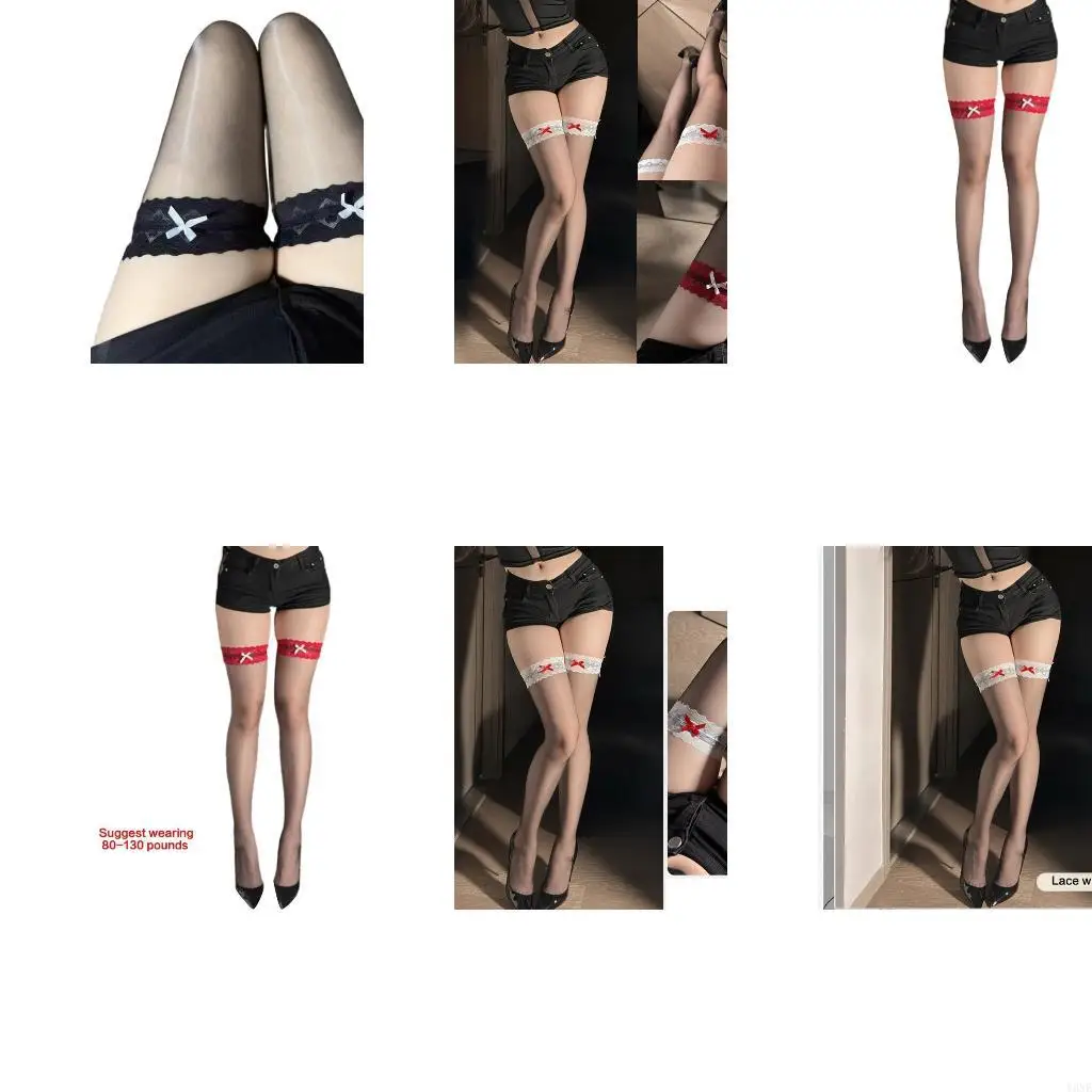 Y3NE Over The Knee Socks for Women Thigh High Stockings Silicone Lace Top Pantyhose 
Y3NE Over The Knee Socks for Women Thigh High Stockings Silicone Lace Top Pantyhose