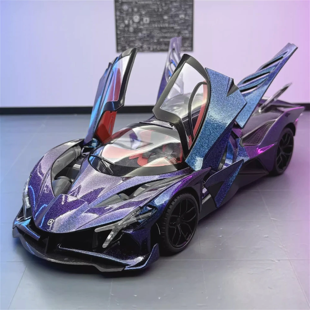1:18 Apollo Evo Pagani Huayra Dinastia Car Model Toy Metal Diecast Doors Opened Pull Back Sports Cars Collection Toys Gifts
1:18 Apollo Evo Pagani Huayra Dinastia Car Model Toy Metal Diecast Doors Opened Pull Back Sports Cars Collection Toys Gifts