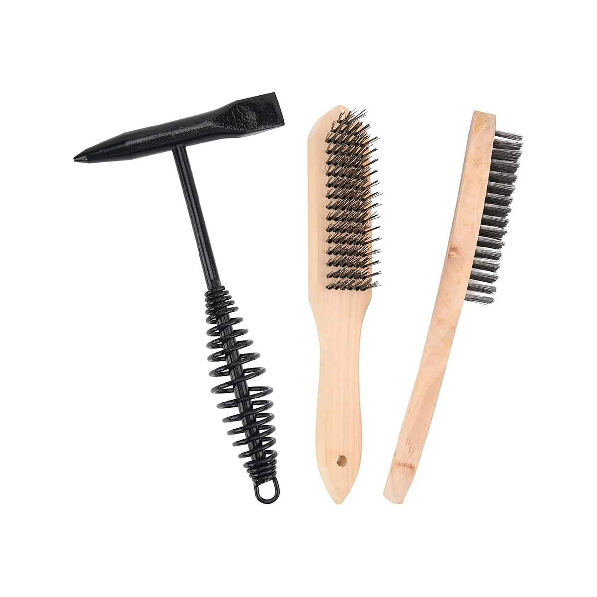 Welding Chipping Hammer with Coil Handle,11 Inch Welding Steel Wire Brush for Cleaning Removing Slag & Welding Residue A
Welding Chipping Hammer with Coil Handle,11 Inch Welding Steel Wire Brush for Cleaning Removing Slag & Welding Residue A