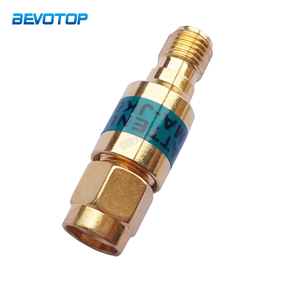 2W DC-6GHz, SMA Male to SMA Female Coaxial RF Attenuator,1/2/3/5/6/10/15/20/30db Attenuator,SMA Fixed Connectors Gold Plated
2W DC-6GHz, SMA Male to SMA Female Coaxial RF Attenuator,1/2/3/5/6/10/15/20/30db Attenuator,SMA Fixed Connectors Gold Plated