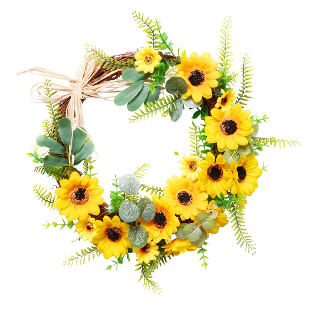 1pc Artificial Flower Spring Floral Decor Door Garlands for Front House Sunflower Artificial Wreaths Wall Hanging Outdoor
1pc Artificial Flower Spring Floral Decor Door Garlands for Front House Sunflower Artificial Wreaths Wall Hanging Outdoor