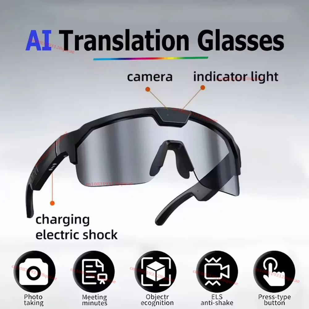 Smart Glasses 8MP Camera Outdoor Cycling Sports Sunglasses with HD Video Recording Bluetooth Audio Sunglasses Men Women 2026 New
Smart Glasses 8MP Camera Outdoor Cycling Sports Sunglasses with HD Video Recording Bluetooth Audio Sunglasses Men Women 2026 New