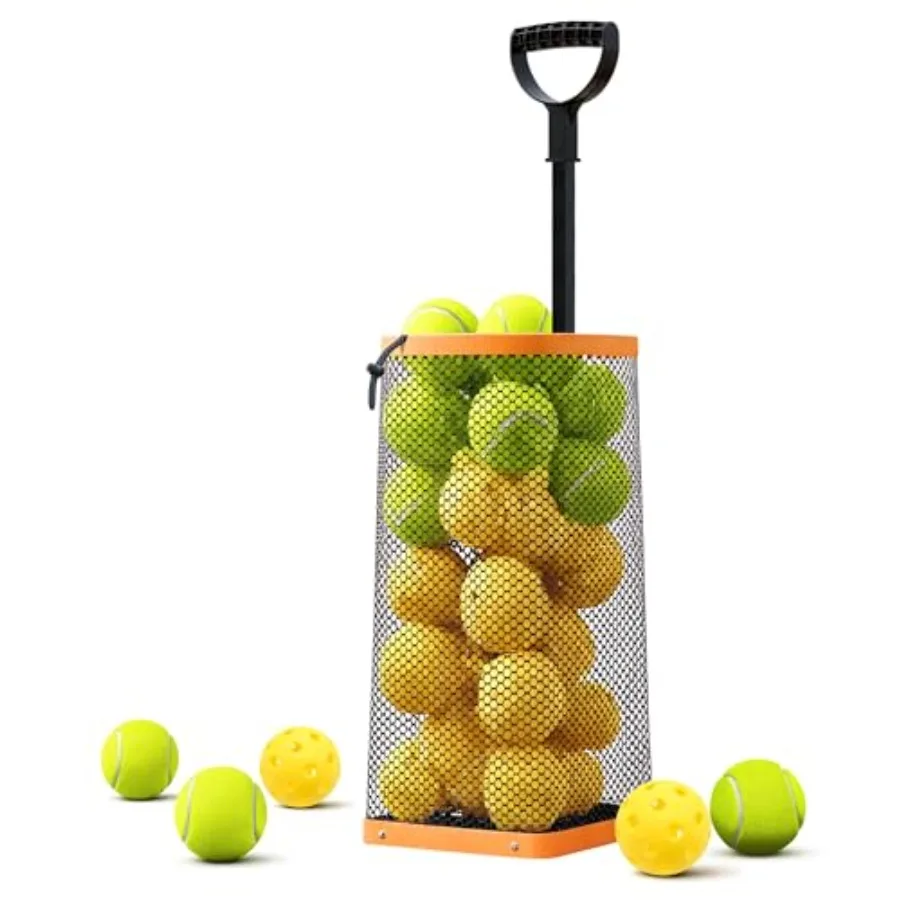 Lightweight Tennis Ball Hopper Holds 50+ Tennis Balls or 40+ Pickleballs Durable and Portable Adjustable Tennis Ball Picker Gre
Lightweight Tennis Ball Hopper Holds 50+ Tennis Balls or 40+ Pickleballs Durable and Portable Adjustable Tennis Ball Picker Gre