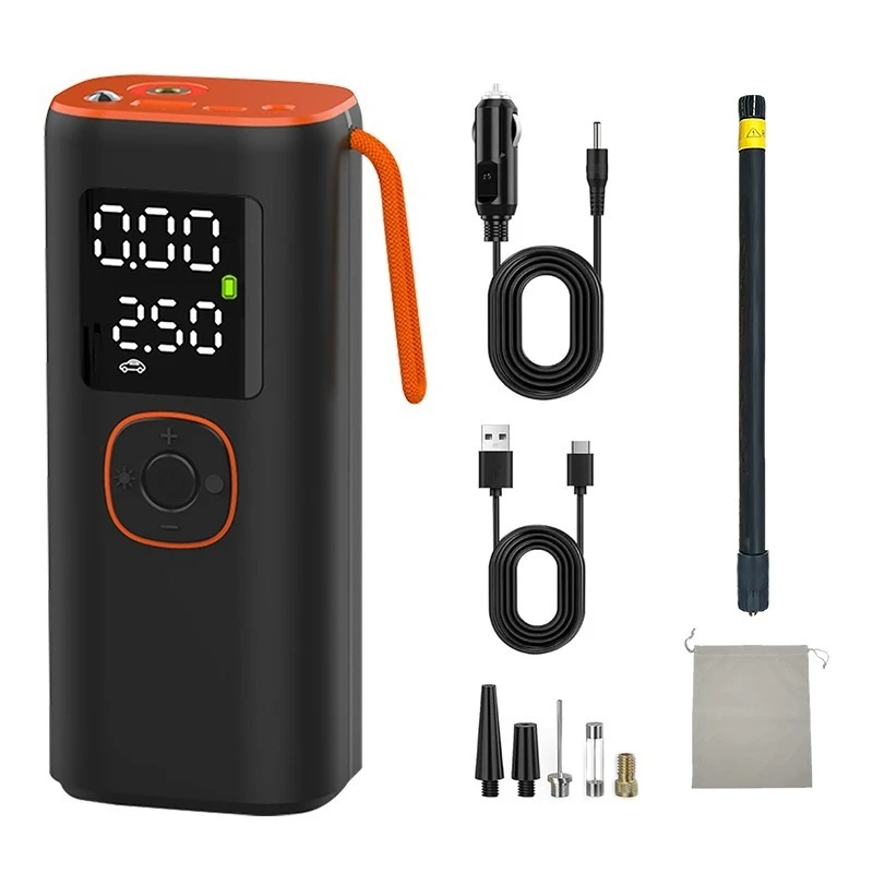 Portable Wireless Tire Inflator Multi-functional Auto Stop 22 Cylinder Pump for Car Motorcycle Bicycle Tyre Use
Portable Wireless Tire Inflator Multi-functional Auto Stop 22 Cylinder Pump for Car Motorcycle Bicycle Tyre Use