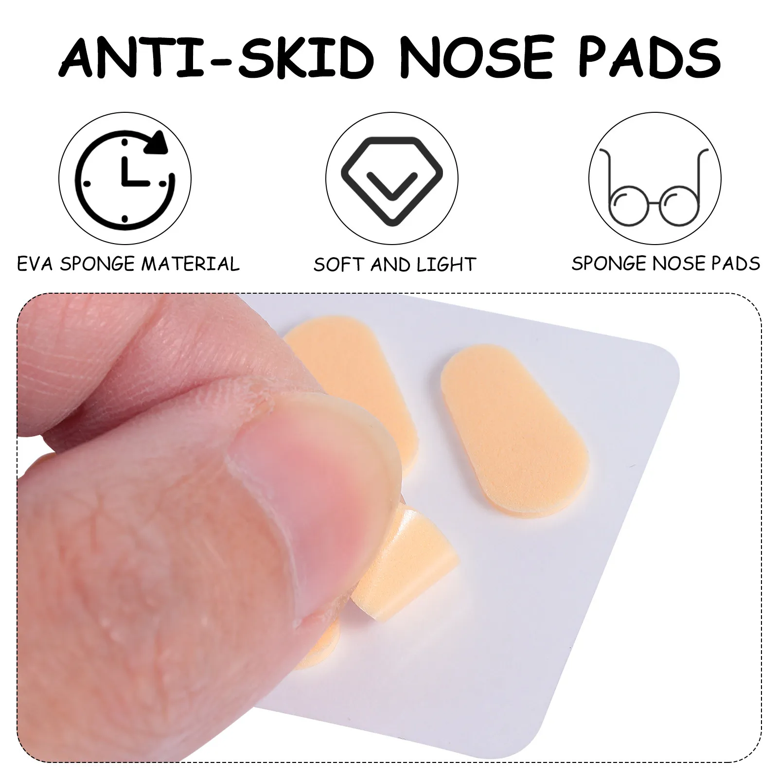 Eyeglass Nose Pads Eva Sponge Anti-Skid Cushion For Glasses Sunglasses Lightweight Comfortable Fit Breathable Frame
Eyeglass Nose Pads Eva Sponge Anti-Skid Cushion For Glasses Sunglasses Lightweight Comfortable Fit Breathable Frame