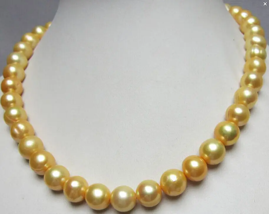 18“ AAA Japanese Akoya 9-10 mm Golden pearl Necklace 14K Yellow Gold clasp Fine Jewelry Gifts
18“ AAA Japanese Akoya 9-10 mm Golden pearl Necklace 14K Yellow Gold clasp Fine Jewelry Gifts