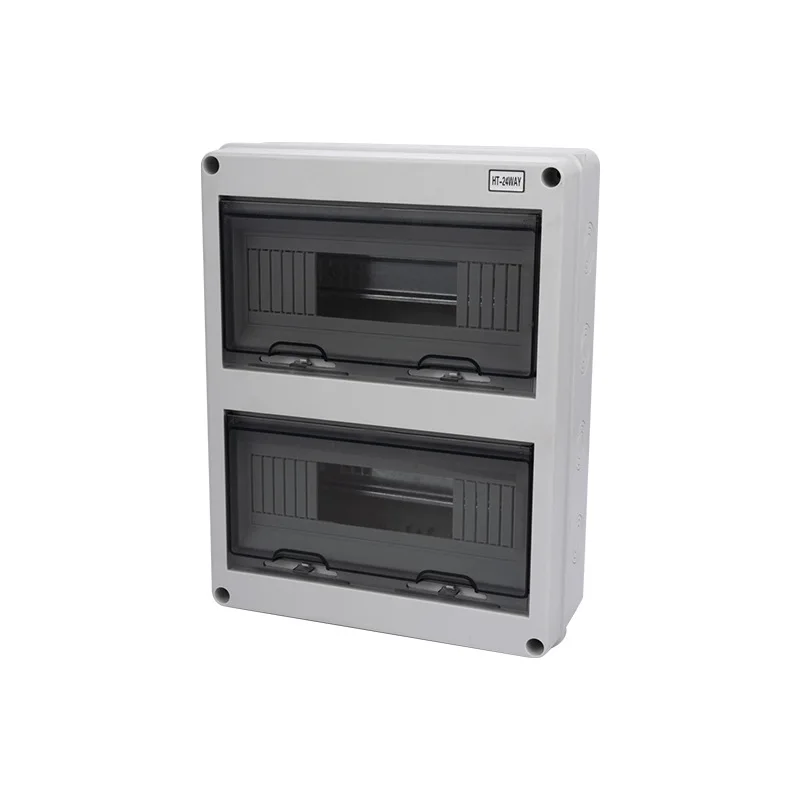 Outdoor Waterproof 24-Circuit Distribution Box, IP65 ABS Plastic Enclosure for Electrical Meters, Switches & Equipment
Outdoor Waterproof 24-Circuit Distribution Box, IP65 ABS Plastic Enclosure for Electrical Meters, Switches & Equipment