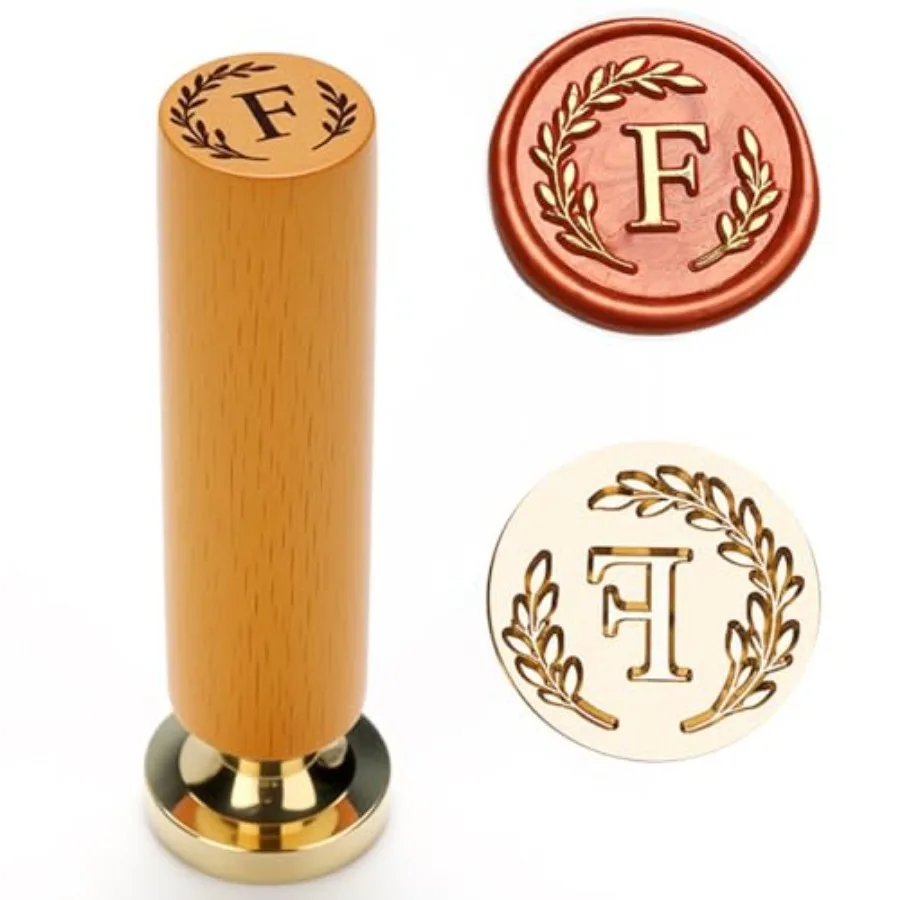 Botanical Alphabet F Seal with Initial Wood Handle Vintage Floral Leaves Brass Head Ideal for Wedding Invites Gift Wrapping Env
Botanical Alphabet F Seal with Initial Wood Handle Vintage Floral Leaves Brass Head Ideal for Wedding Invites Gift Wrapping Env