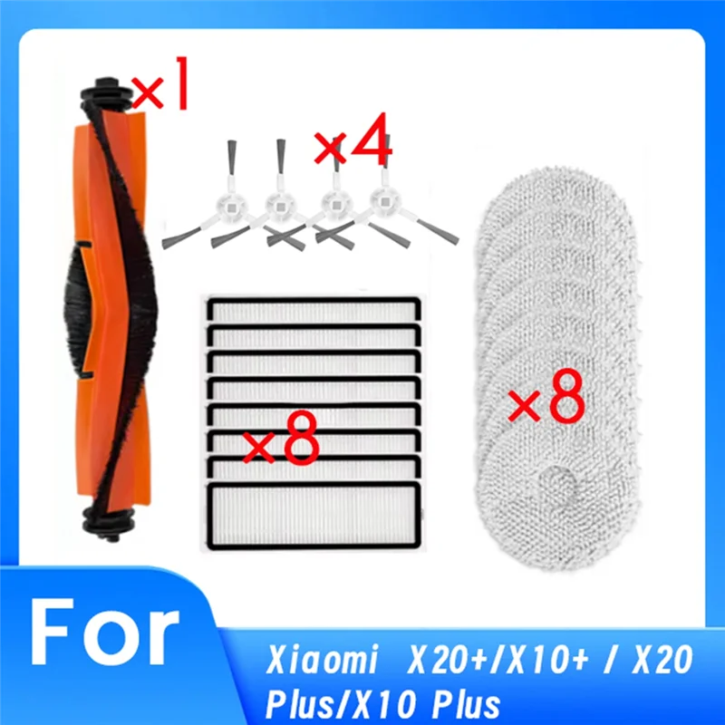 ABBP-21 Pcs For Xiaomi X20+/X10+ / X20 Plus/X10 Plus Vacuum Cleaner Accessories Main Side Brush Mop Filter
ABBP-21 Pcs For Xiaomi X20+/X10+ / X20 Plus/X10 Plus Vacuum Cleaner Accessories Main Side Brush Mop Filter
