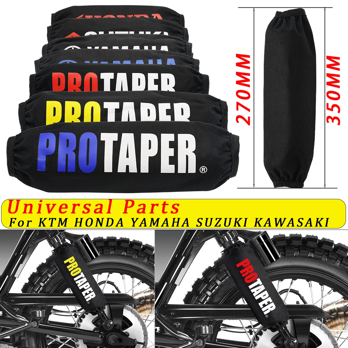 27CM 35CM Motorcycle Universal Rear Shock Absorber Suspension Protector Cover For KTM EXC XCW XC SXF Honda Kawasaki Suzuki Ymaha
27CM 35CM Motorcycle Universal Rear Shock Absorber Suspension Protector Cover For KTM EXC XCW XC SXF Honda Kawasaki Suzuki Ymaha