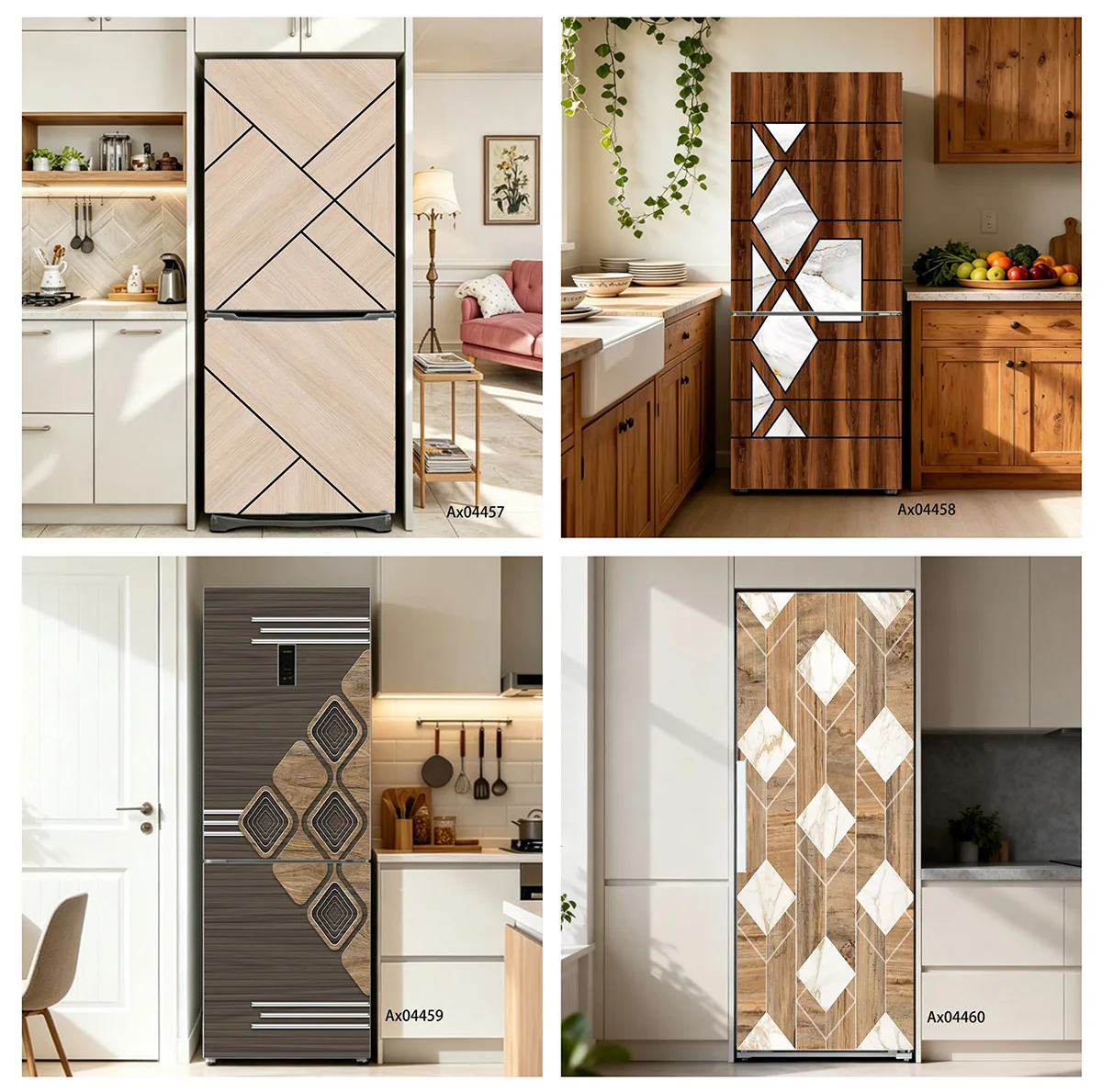 Dark Brown Horizontal Stripe Rhombus Timber Mix Fridge Skinsticker Full Height Refrigerator Protective Refrigerator Stickers
Dark Brown Horizontal Stripe Rhombus Timber Mix Fridge Skinsticker Full Height Refrigerator Protective Refrigerator Stickers