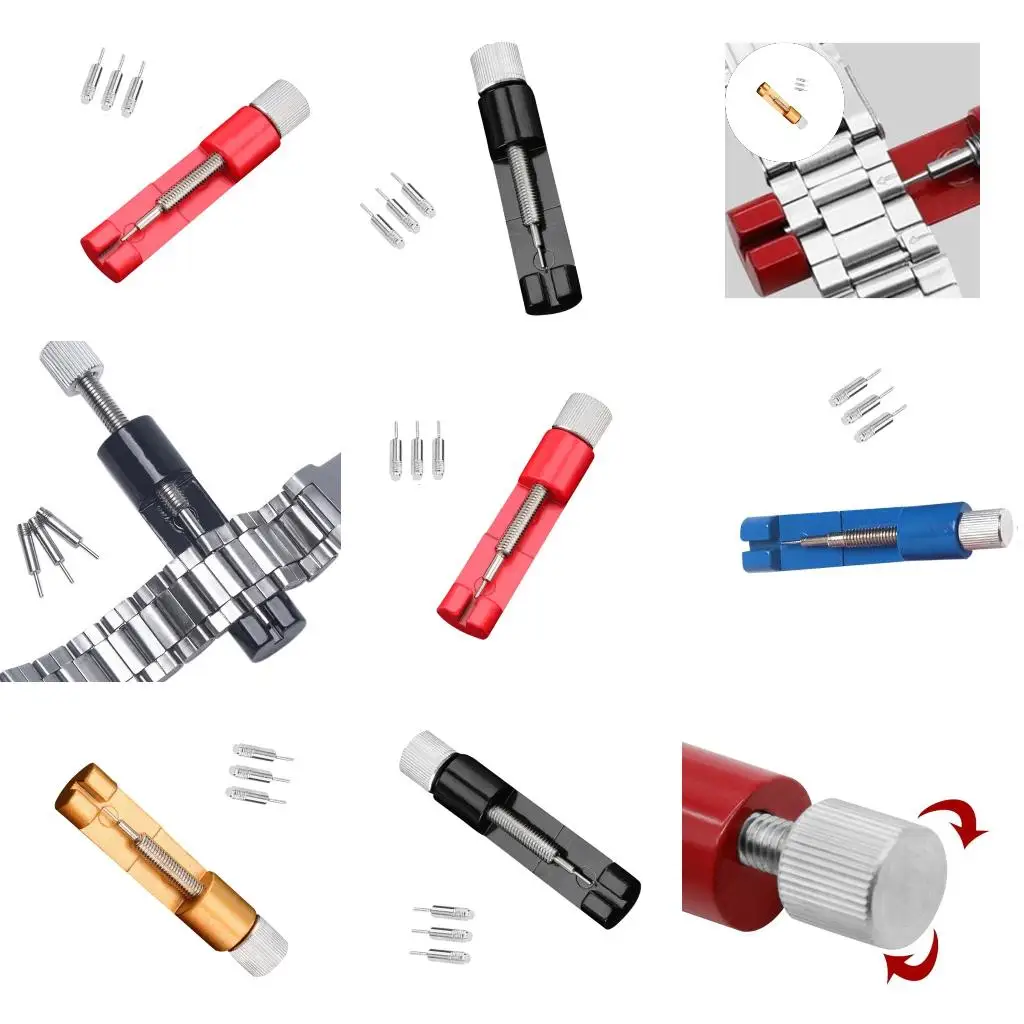 Metal Watch Band Strap Link Pin Removing Repair Tool for Watchmakers with 3Pcs Pins Mini Watchband Tool
Metal Watch Band Strap Link Pin Removing Repair Tool for Watchmakers with 3Pcs Pins Mini Watchband Tool