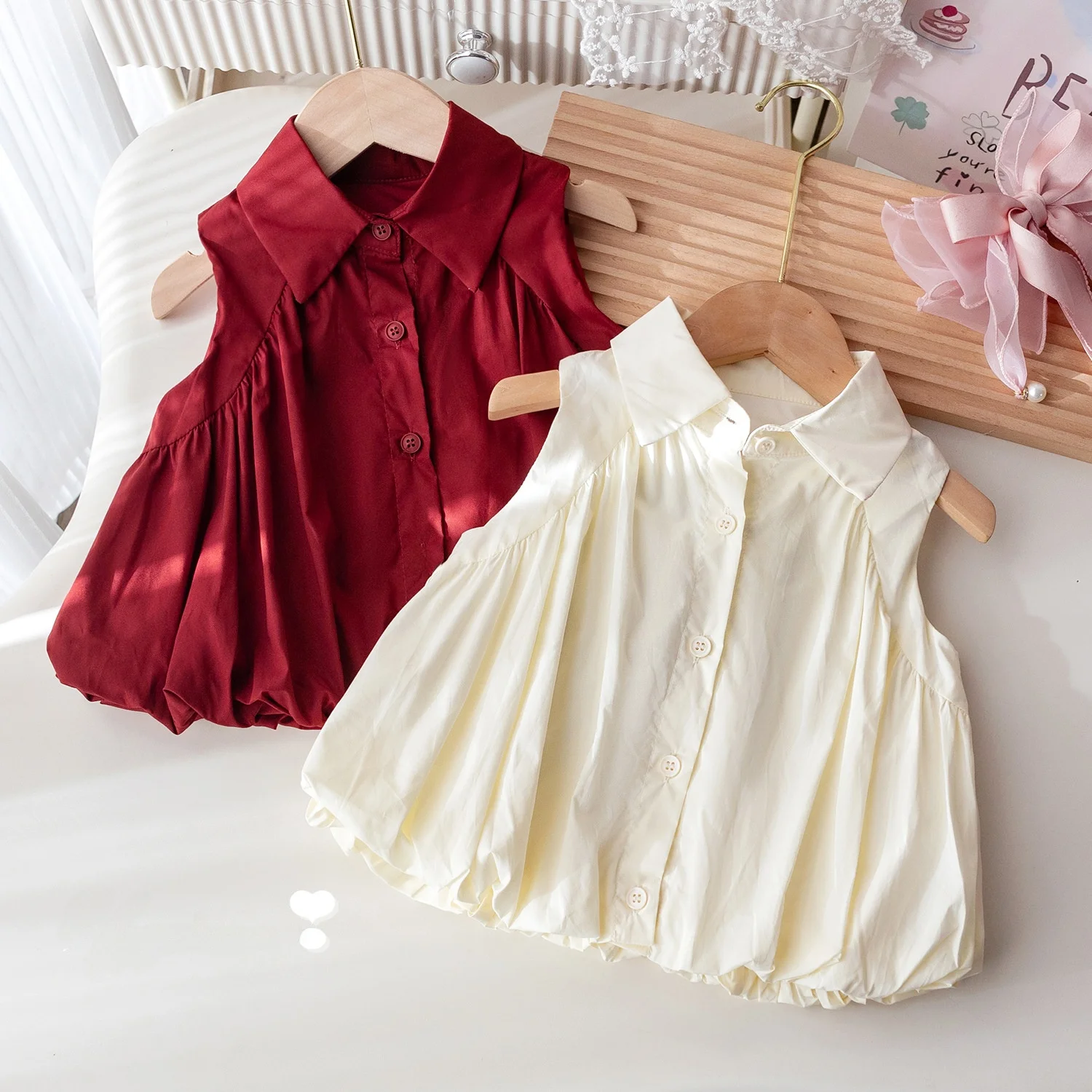 Girls Summer Bloom Shirt Korean Style Color High End Doll Top Baby Sleeveless Vest Cotton 2025 Summer Wear round Neck
Girls Summer Bloom Shirt Korean Style Color High End Doll Top Baby Sleeveless Vest Cotton 2025 Summer Wear round Neck