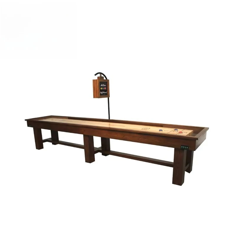 High Quality Wood Shuffleboard Table 9ft 12ft, Game Table with Round Electronic Scoreboard, Shuffleboard for Home Room Sport
High Quality Wood Shuffleboard Table 9ft 12ft, Game Table with Round Electronic Scoreboard, Shuffleboard for Home Room Sport