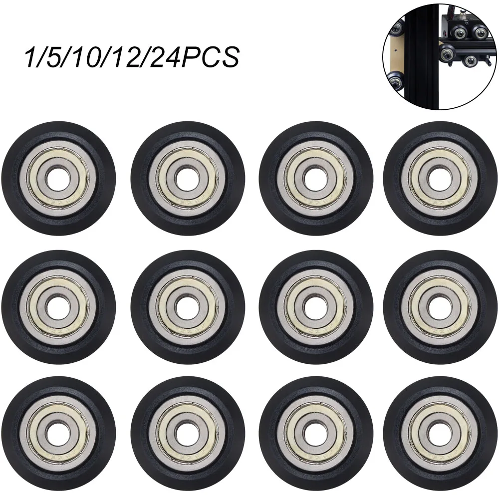 High Precision POM Pulley 625ZZ MR105ZZ Bearing Low Noise Wheel 1/5/10/12/24PCS for Ender 3 CR-10 3D Printer Laser Engraver
High Precision POM Pulley 625ZZ MR105ZZ Bearing Low Noise Wheel 1/5/10/12/24PCS for Ender 3 CR-10 3D Printer Laser Engraver