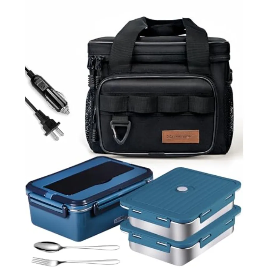 Electric Lunch Box Food Heater 80W Heated LunchBoxes for Adults Work/Car/Truck/Home, 1.8L Portable Food Warmer Heating Lunchbox
Electric Lunch Box Food Heater 80W Heated LunchBoxes for Adults Work/Car/Truck/Home, 1.8L Portable Food Warmer Heating Lunchbox