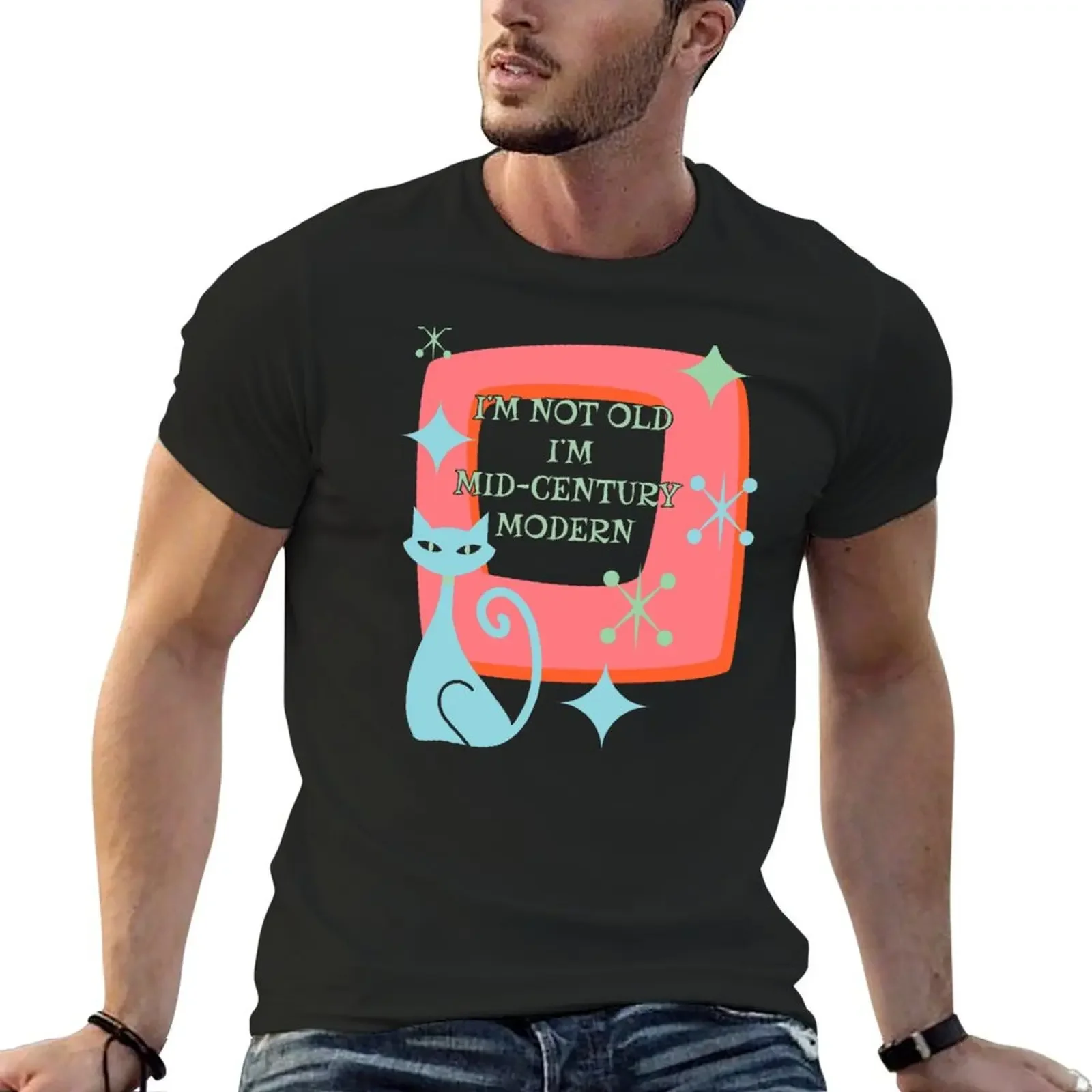 I’m Not Old I’m Mid-Century Modern Funny Retro with Cat T-Shirt man clothes anime t shirts slim fit t shirts for men
I’m Not Old I’m Mid-Century Modern Funny Retro with Cat T-Shirt man clothes anime t shirts slim fit t shirts for men