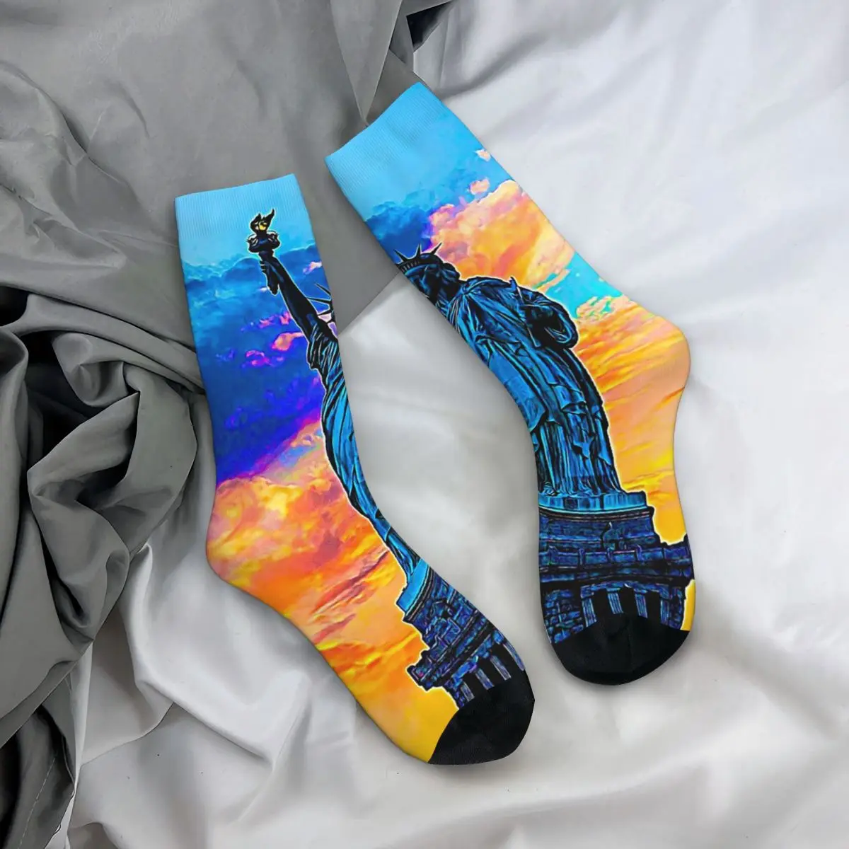 Носки на все случаи жизни с принтом Статуи Свободы, длинные носки в стиле Харадзюку для мужчин и женщин, подарки на День святого Валентина
Носки на все случаи жизни с принтом Статуи Свободы, длинные носки в стиле Харадзюку для мужчин и женщин, подарки на День святого Валентина