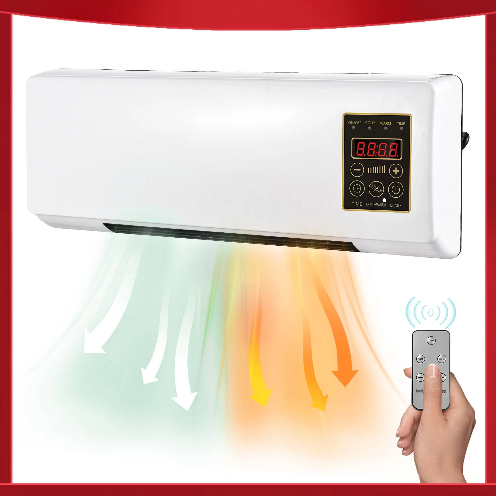 Портативный обогреватель-вентилятор 2-в-1: настенный и настольный электрический обогреватель-вентилятор для дома, спальни, с функцией естественного обдува
Портативный обогреватель-вентилятор 2-в-1: настенный и настольный электрический обогреватель-вентилятор для дома, спальни, с функцией естественного обдува