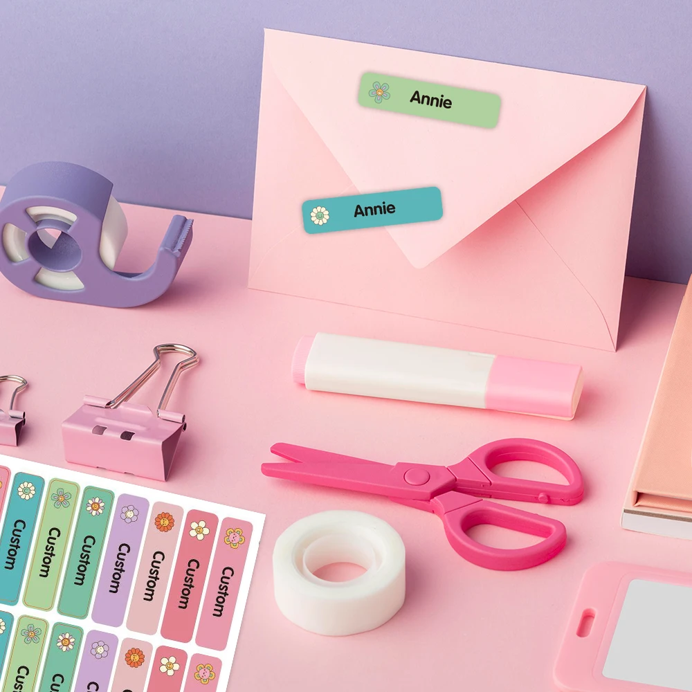 42/84/126/168pcs. Customizable transparent name stickers, 1.73x0.78in, for school/office. Cute designs, durable.
42/84/126/168pcs. Customizable transparent name stickers, 1.73x0.78in, for school/office. Cute designs, durable.