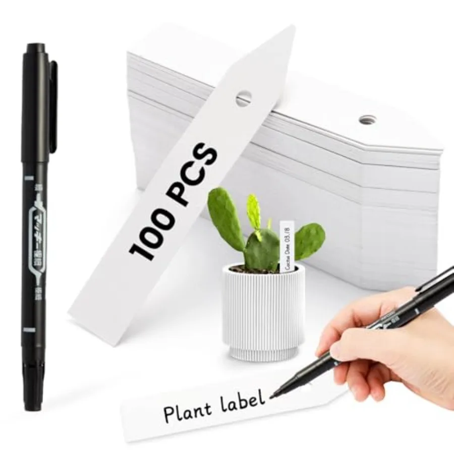 Plant Labels, 3-Inch Plant Markers, 100Pcs Plant Tags, Plant Labels for Seedlings, Garden Labels with Pen for Identifying Seedl
Plant Labels, 3-Inch Plant Markers, 100Pcs Plant Tags, Plant Labels for Seedlings, Garden Labels with Pen for Identifying Seedl