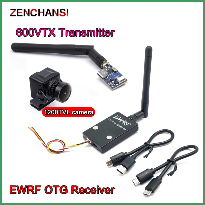 Ready to Use 5.8G 48CH TS5823 Transmitter 600mW & Skydroid W/ Antenna FUAV UVC 150CH & FPV 1200TVL Camera For RC Camera Drone
Ready to Use 5.8G 48CH TS5823 Transmitter 600mW & Skydroid W/ Antenna FUAV UVC 150CH & FPV 1200TVL Camera For RC Camera Drone