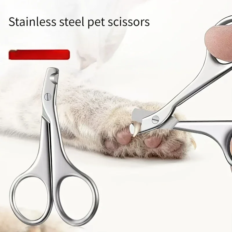 All-stainless steel pet nail clippers, extended and widened crescent-shaped Clippers for cat and dog grooming, cat paw care tool, suitable for cats and dogs
All-stainless steel pet nail clippers, extended and widened crescent-shaped Clippers for cat and dog grooming, cat paw care tool, suitable for cats and dogs