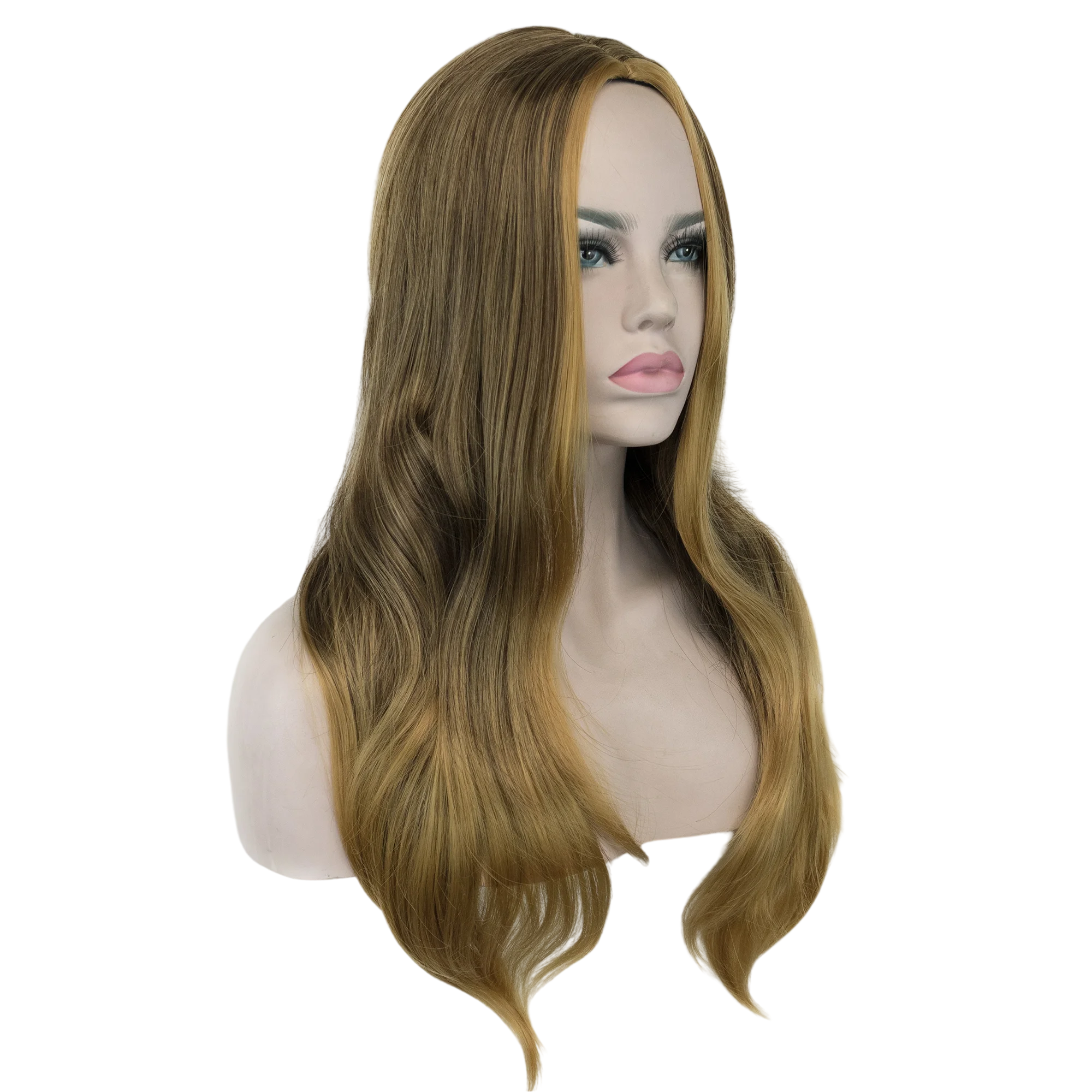 Синтетический парик с длинными волнистыми волосами омбре коричневого цвета, с челкой посередине, естественная линия роста волос, для женщин, на каждый день, для вечеринок и косплея
Синтетический парик с длинными волнистыми волосами омбре коричневого цвета, с челкой посередине, естественная линия роста волос, для женщин, на каждый день, для вечеринок и косплея