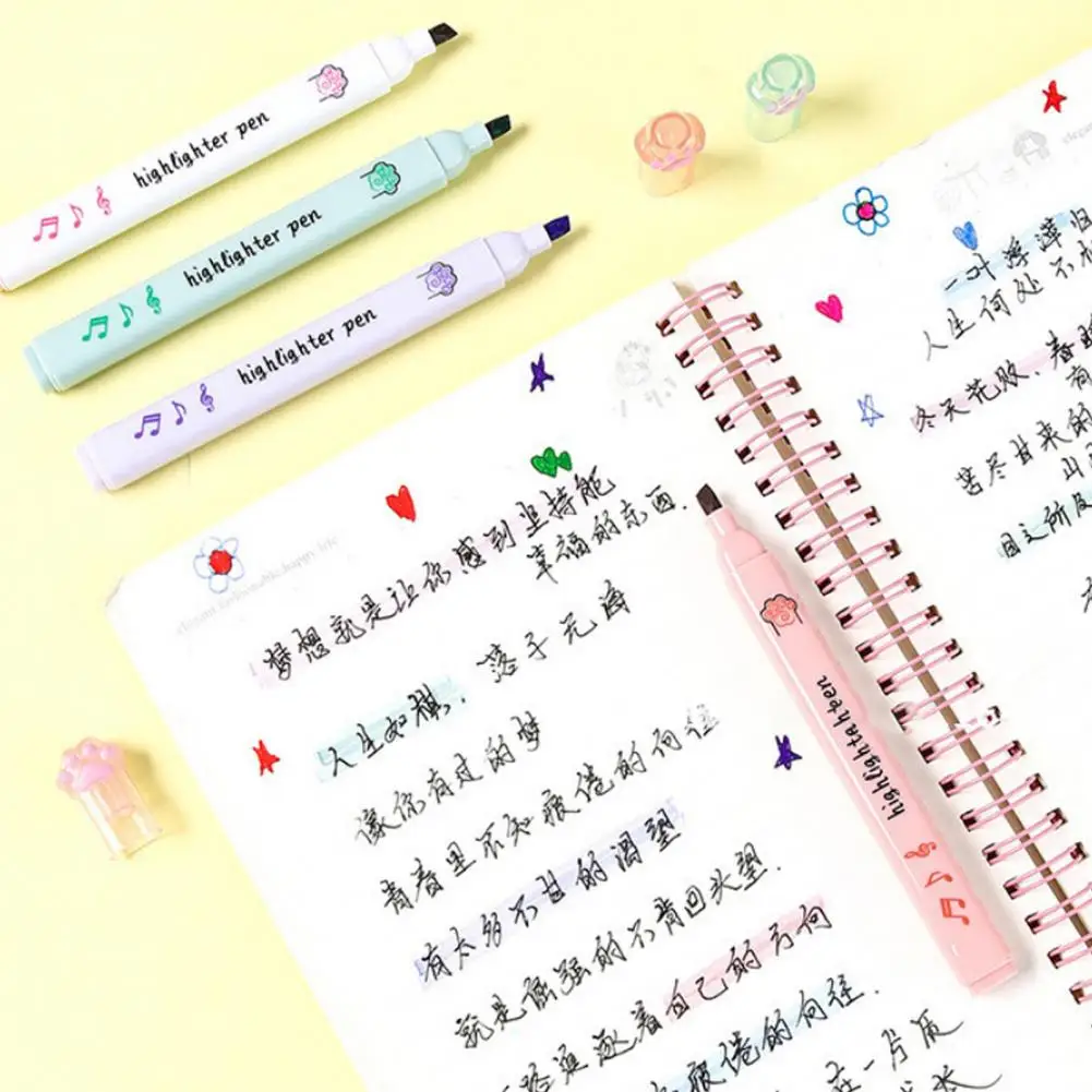 Precision Marker Pen 6-piece Cat Paw Highlighter Set for Kids Students Chisel Tip Fluorescent Marker Pens for School Office
Precision Marker Pen 6-piece Cat Paw Highlighter Set for Kids Students Chisel Tip Fluorescent Marker Pens for School Office