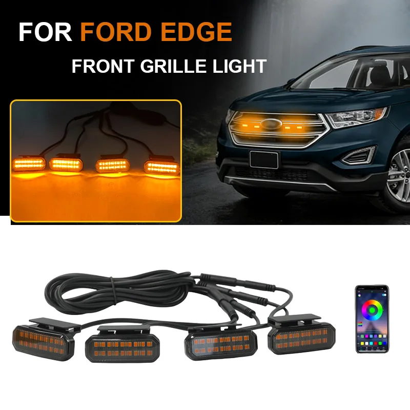 FOR FORD EDGE 18 LED Front Grille Light Car Daytime Running LightWheelEyebrow Lamp For Pickup Offroad Yellow and white
FOR FORD EDGE 18 LED Front Grille Light Car Daytime Running LightWheelEyebrow Lamp For Pickup Offroad Yellow and white