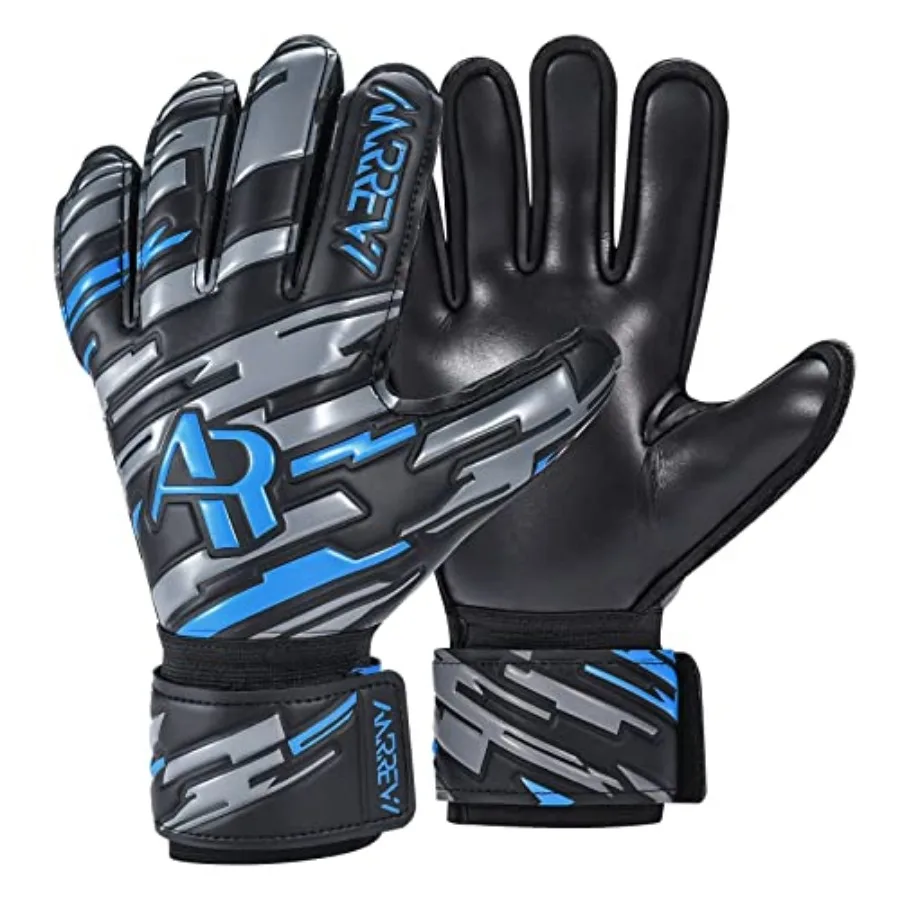 Soccer Goalie Gloves with fingersave and Double Wrist Protection.Goalkeeper Gloves Provide Extreme Strong Control and Grip.Socc
Soccer Goalie Gloves with fingersave and Double Wrist Protection.Goalkeeper Gloves Provide Extreme Strong Control and Grip.Socc