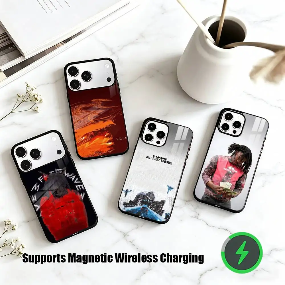 L-Lucki Rapper Gemini Phone Case For iPhone17,16,15,14,13,12,11 Plus,Pro Compatible with magnetic wireless charging
L-Lucki Rapper Gemini Phone Case For iPhone17,16,15,14,13,12,11 Plus,Pro Compatible with magnetic wireless charging