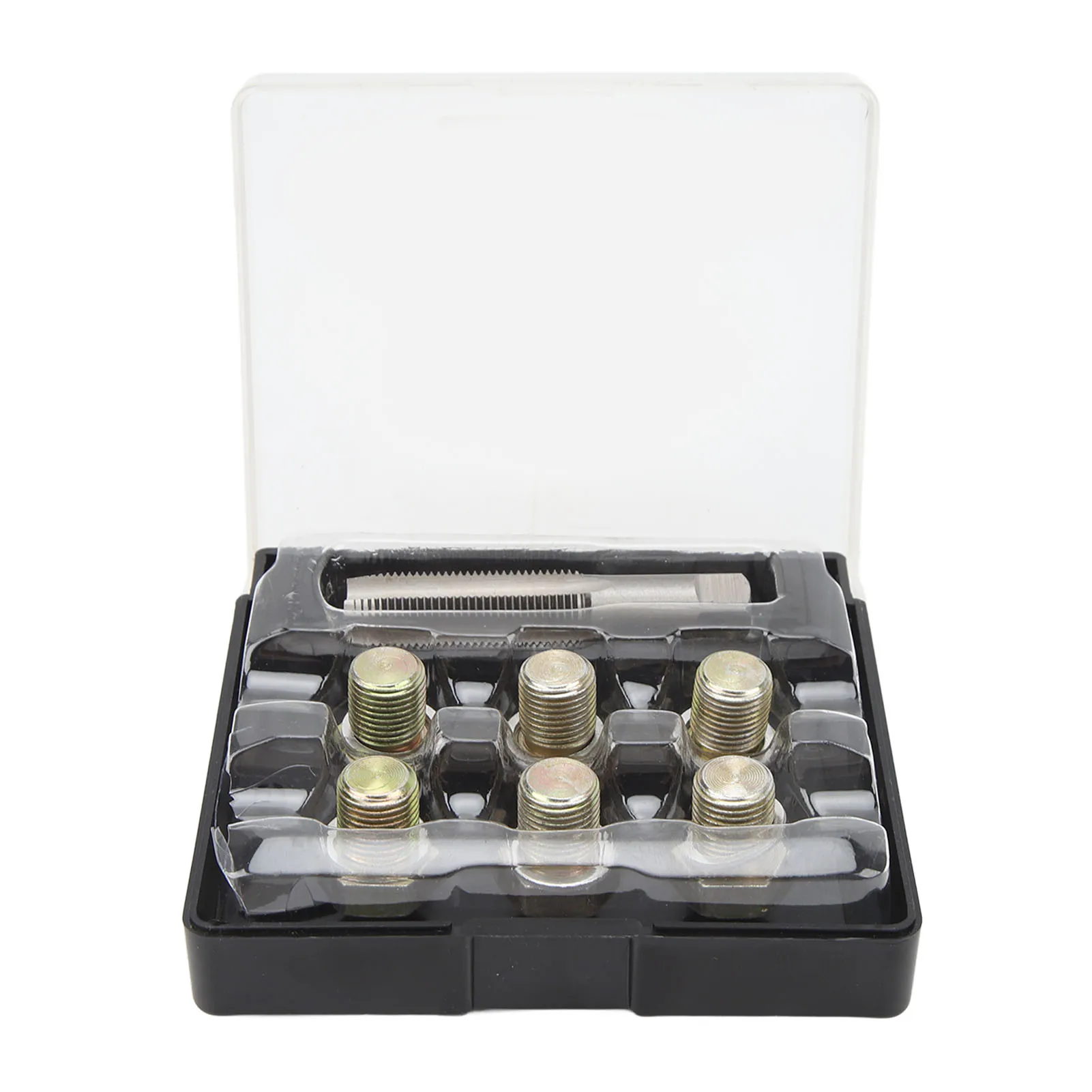 13Pcs Oil Drain Plug Thread Repair Kit M13 X 1.5mm Oil Pan Screws Rethread Tool Kit Oil Pan Screws Rethread Tool
13Pcs Oil Drain Plug Thread Repair Kit M13 X 1.5mm Oil Pan Screws Rethread Tool Kit Oil Pan Screws Rethread Tool