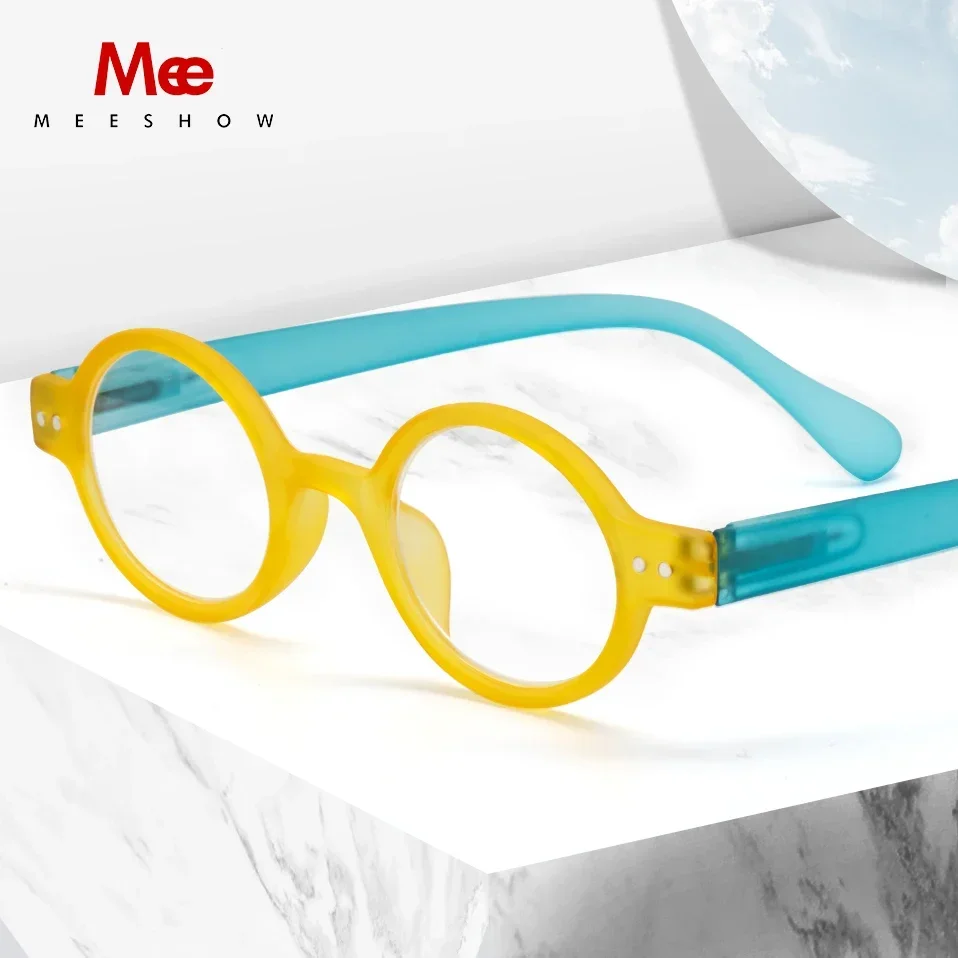 Meeshow stylish reading glasses New Glazed Ice women's Reader blue light blocking French presbyopia round retro Eyeglasses 1730
Meeshow stylish reading glasses New Glazed Ice women's Reader blue light blocking French presbyopia round retro Eyeglasses 1730