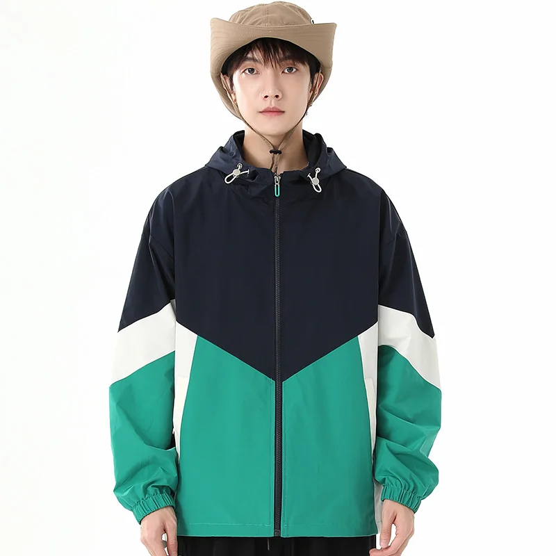 New Men'S Fashion Versatile Splicing Hooded Stormtrooper Coat Youth Outdoor Sports Spring And Autumn Loose Casual Jacket Top
New Men'S Fashion Versatile Splicing Hooded Stormtrooper Coat Youth Outdoor Sports Spring And Autumn Loose Casual Jacket Top