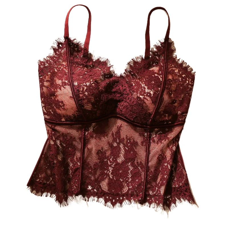 Must Have French Style Lace Camisole Eyelash Trim Pure Desire Design Built In Bra Comfortable Women Tank Top
Must Have French Style Lace Camisole Eyelash Trim Pure Desire Design Built In Bra Comfortable Women Tank Top