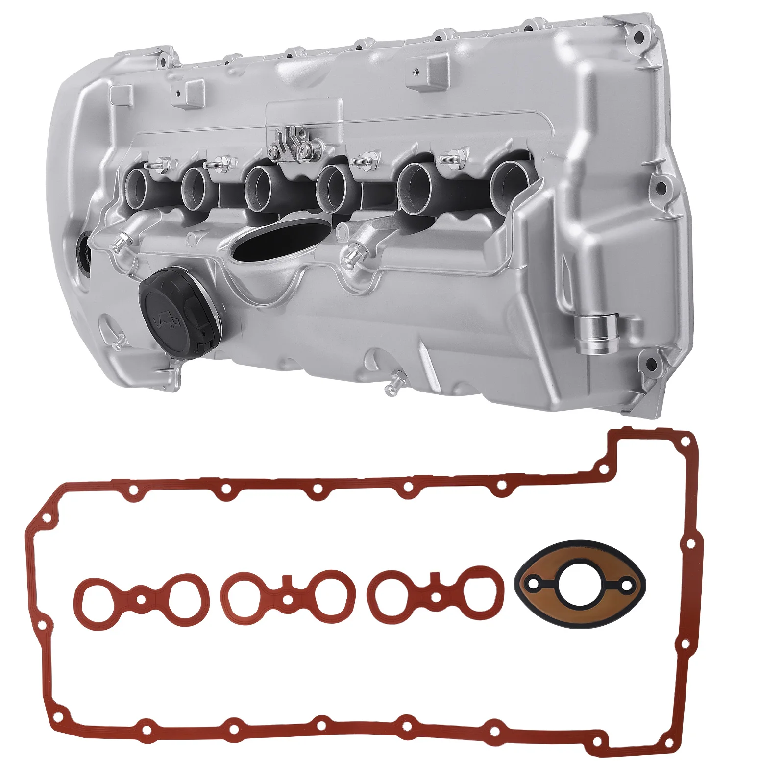 Upgrade Aluminum Valve Cover w/ Oil Cap for BMW N52 325xi 330i 330xi 3.0L 2006
Upgrade Aluminum Valve Cover w/ Oil Cap for BMW N52 325xi 330i 330xi 3.0L 2006