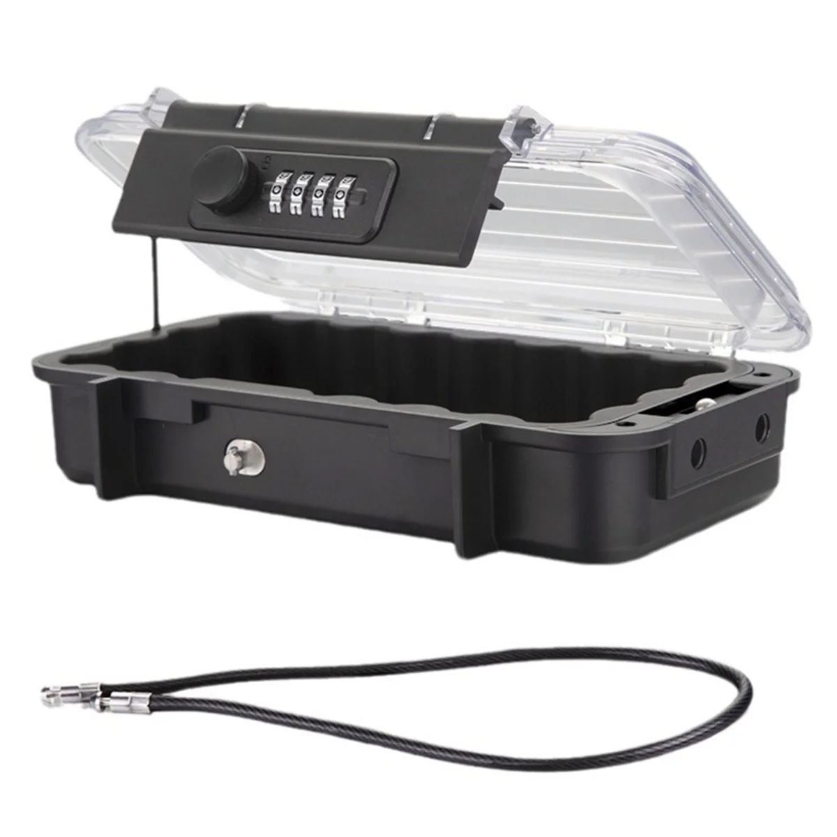 Lock Box, Phone Lock Box, Security Lock Box, Transparent Outdoor Waterproof Travel Safe,Password Beach Box,Transparent
Lock Box, Phone Lock Box, Security Lock Box, Transparent Outdoor Waterproof Travel Safe,Password Beach Box,Transparent
