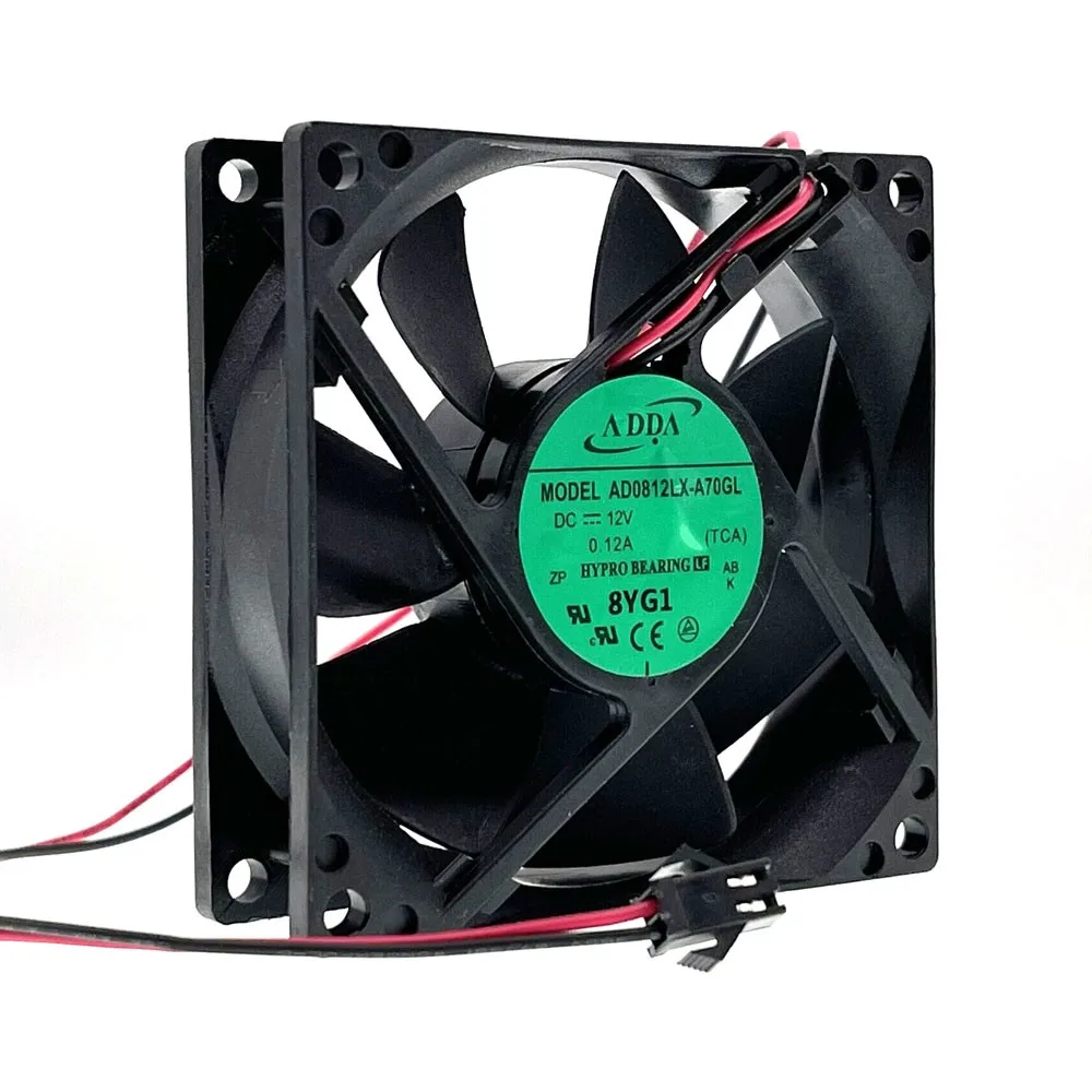 80mm Mute Fan AD0812LX-A70GL 80mm 12V Silent PC Computer Cooling Fan 8cm,80X80X25mm 1900RPM 22DBA,for ADDA Cooler
80mm Mute Fan AD0812LX-A70GL 80mm 12V Silent PC Computer Cooling Fan 8cm,80X80X25mm 1900RPM 22DBA,for ADDA Cooler