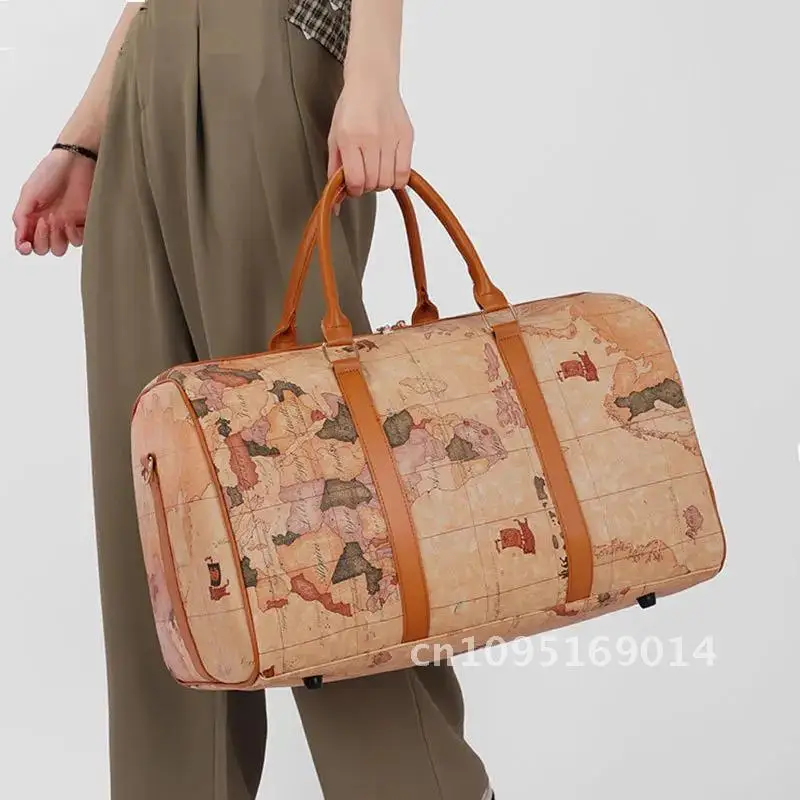 Vintage PU Leather Travel Duffle Women Sports Gym Fitness Man Casual Handbag for Business Soft Luggage Shoulder Outdoor Bag
Vintage PU Leather Travel Duffle Women Sports Gym Fitness Man Casual Handbag for Business Soft Luggage Shoulder Outdoor Bag