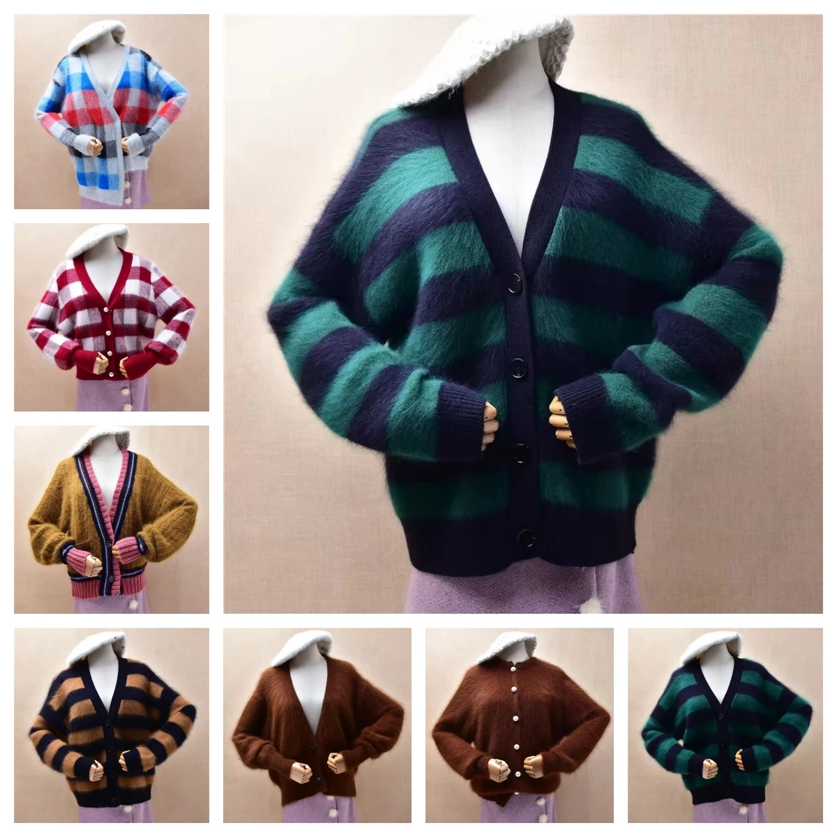 Ladies Women Spring Autumn Fashion Sky Blue Hairy Mink Cashmere Knitted O-Neck Crop Top Loose Pullover Lazy Oaf Jumper Sweater
Ladies Women Spring Autumn Fashion Sky Blue Hairy Mink Cashmere Knitted O-Neck Crop Top Loose Pullover Lazy Oaf Jumper Sweater