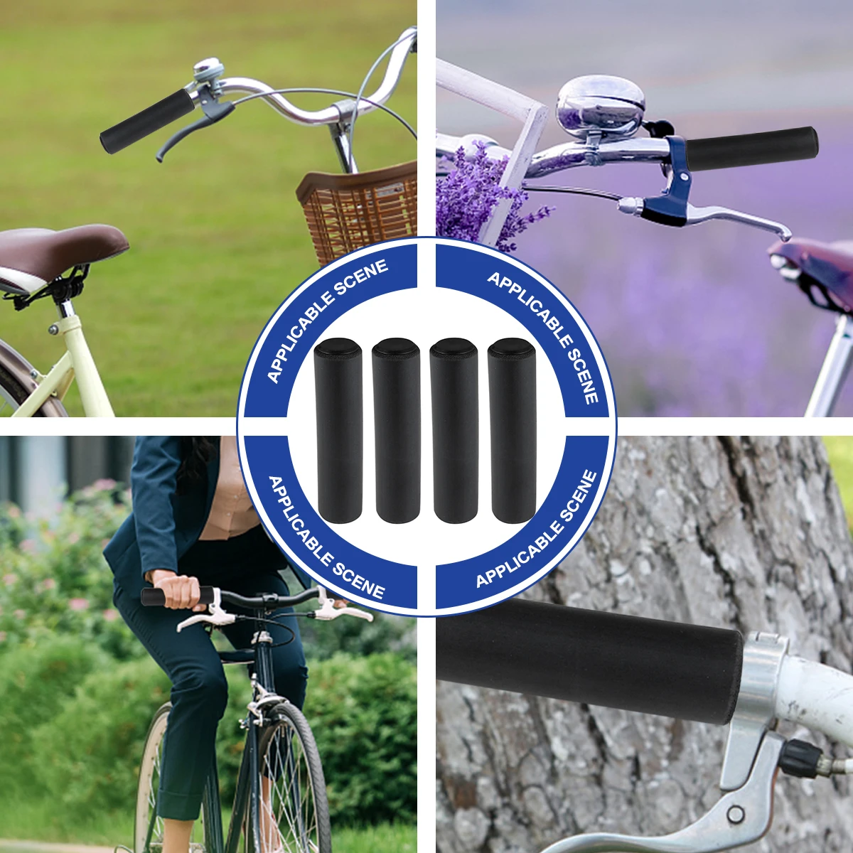 Silicone Gel Anti-slip Durable Handlebar Covers Grips for Handlebar Sleeves Bikes Lightweight Toughness Bike Supplies
Silicone Gel Anti-slip Durable Handlebar Covers Grips for Handlebar Sleeves Bikes Lightweight Toughness Bike Supplies