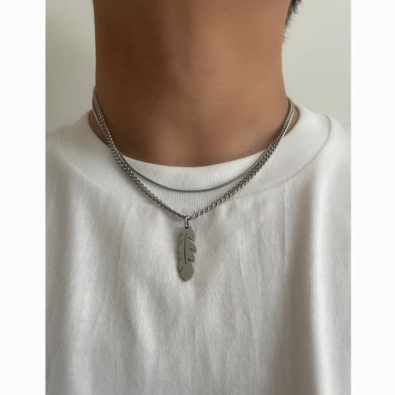 10 Pieces Stainless Steel Double Feather Design Unisex Fashion Accessories Valentine's Day Gift
10 Pieces Stainless Steel Double Feather Design Unisex Fashion Accessories Valentine's Day Gift