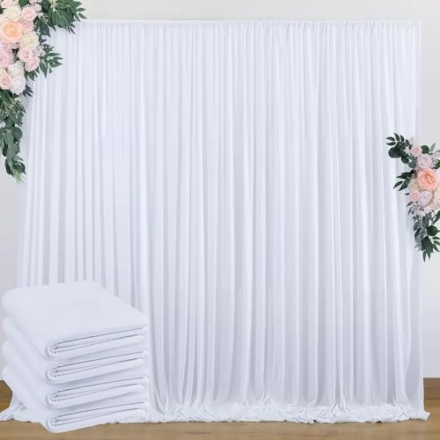 20 Feet x 10 Feet Wrinkle Free Backdrop Curtain for Wedding Parties, Polyester Photo Backdrop Drapes for Baby Shower Birthday P
20 Feet x 10 Feet Wrinkle Free Backdrop Curtain for Wedding Parties, Polyester Photo Backdrop Drapes for Baby Shower Birthday P