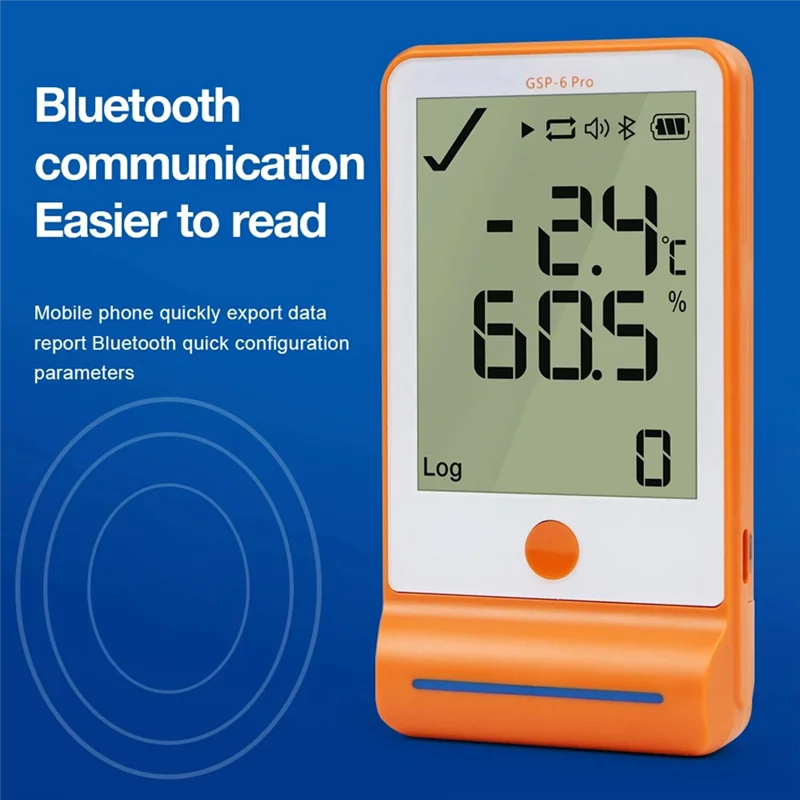 GTBL GSP-6 Pro Bluetooth-рекордер температуры и влажности с поддержкой для транспортировки холодного хранения, мониторинг данных в реальном времени
GTBL GSP-6 Pro Bluetooth-рекордер температуры и влажности с поддержкой для транспортировки холодного хранения, мониторинг данных в реальном времени
