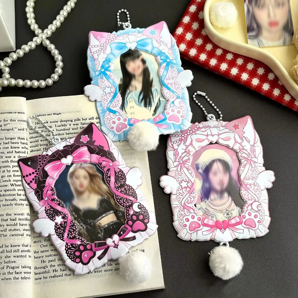 Kawaii 3 Inch Photocard Holder Kpop Y2K Bow Photo Card Sleeves with Keychain Card Protector for Girl Bag Pendant
Kawaii 3 Inch Photocard Holder Kpop Y2K Bow Photo Card Sleeves with Keychain Card Protector for Girl Bag Pendant