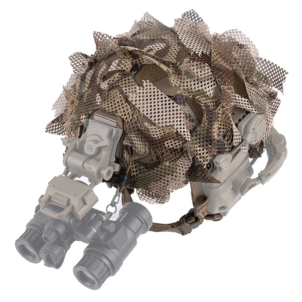 Tactical Mesh Helmet Cover Elastic Rope Fixed Mount Lightweight Outdoor Hunting Combat Training Fast Airsoft Helmet Cover Gear
Tactical Mesh Helmet Cover Elastic Rope Fixed Mount Lightweight Outdoor Hunting Combat Training Fast Airsoft Helmet Cover Gear