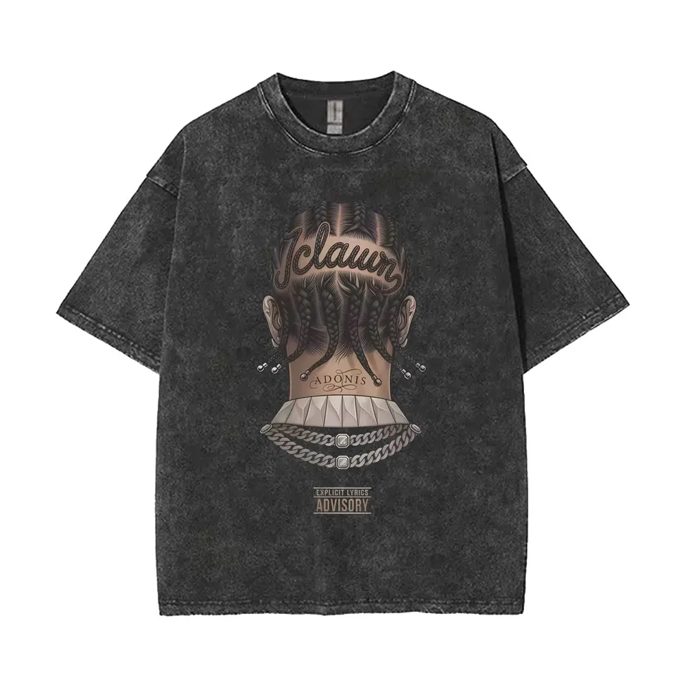 Washed Vintage Rapper Drake Head Graphic T-shirt Iceman Merch T-shirts Men's Women Hip Hop Fashion Pop Music T Shirts Streetwear
Washed Vintage Rapper Drake Head Graphic T-shirt Iceman Merch T-shirts Men's Women Hip Hop Fashion Pop Music T Shirts Streetwear